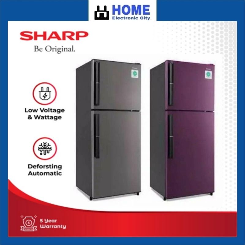 SHARP SJ 326 GC SD KULKAS 2 PINTU 256 LITER / SJ326GCSD GARANSI RESMI