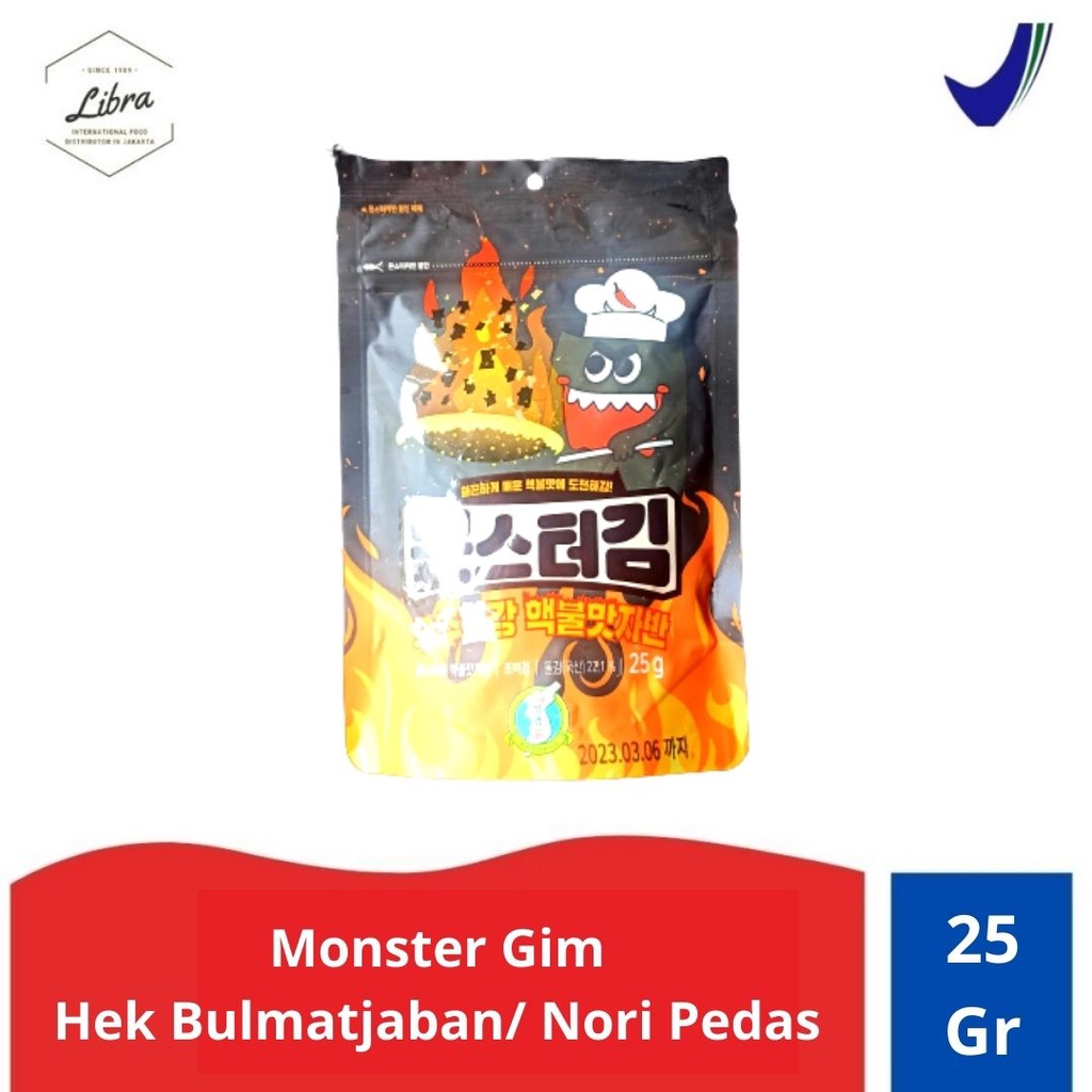 

Monster Gim Hek Bulmatjaban/ Nori Pedas 25 Gr