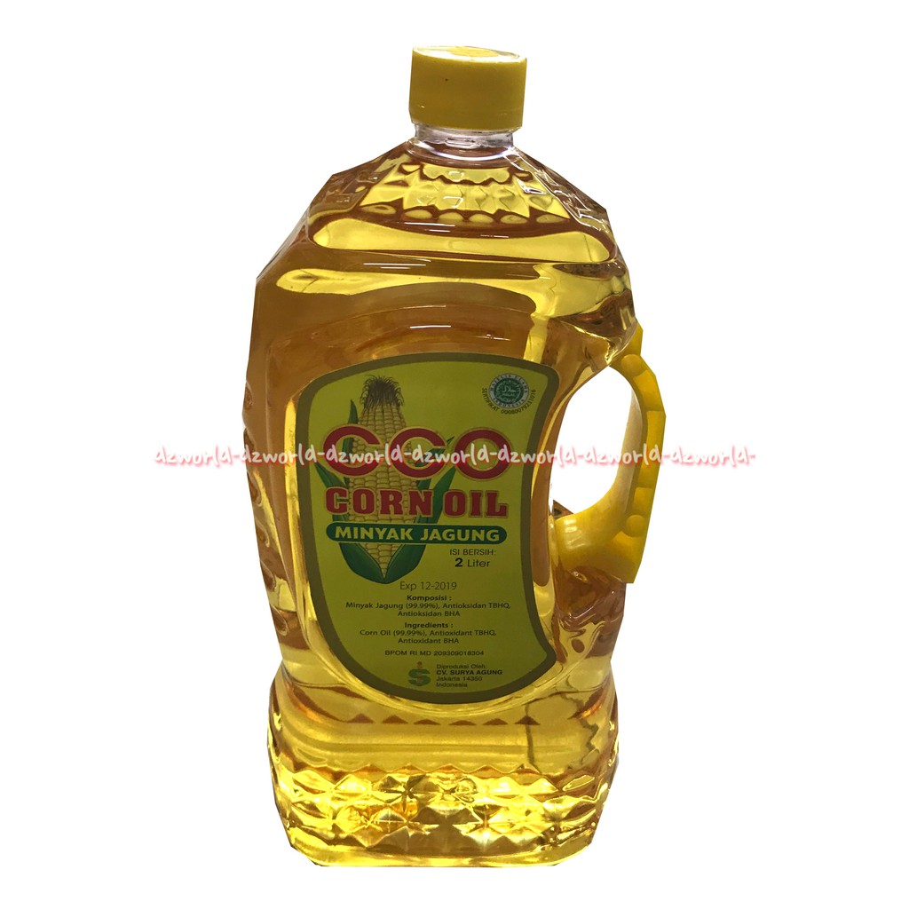 CCO Corn Oil 2L Cooking Oil Minyak Goreng Minyak Jagung C.C.O Corns Oils 2 Litter 2 ltr Crude Corn Oil (CCO)