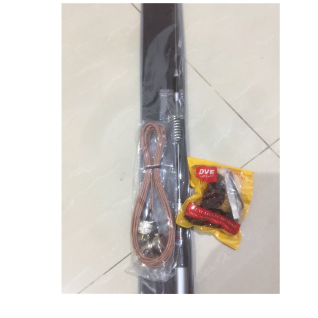 ANTENA DUALBAND SUPER GAINER SG507 PLUS KABEL DAN BREKET ANTENA MOBIL UTK RADIO RIG