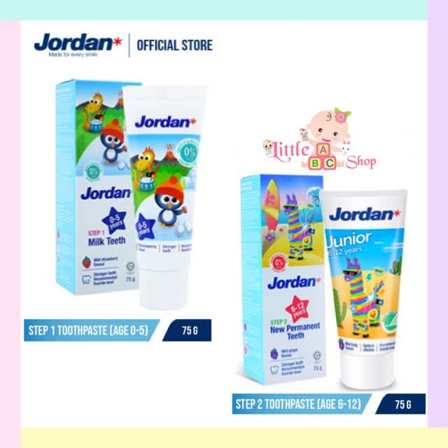 Jordan toothpaste kids / Jordan Oral Care kids toothpaste/ Odol Jordan