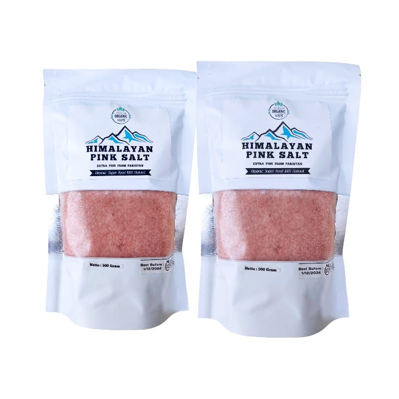 

GFD Garam Himalaya Pink Salt Organic//Orinal Premium Asli 1kg NON GMO