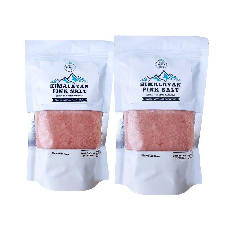 Garam Himalaya Pink Salt Organic//Original Premium Asli 1kg NON GMO