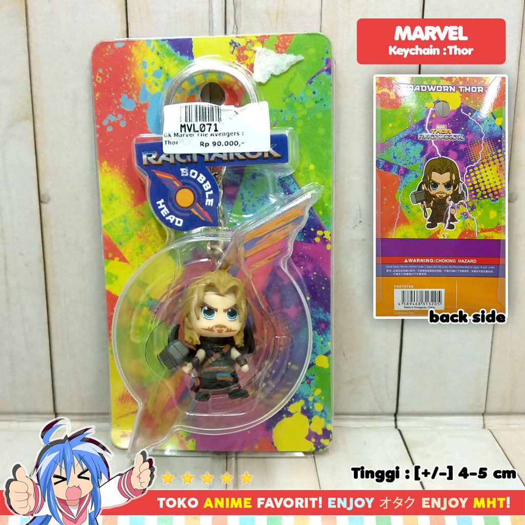 Gantungan Kunci Figure Marvel Avengers Thor Keychain