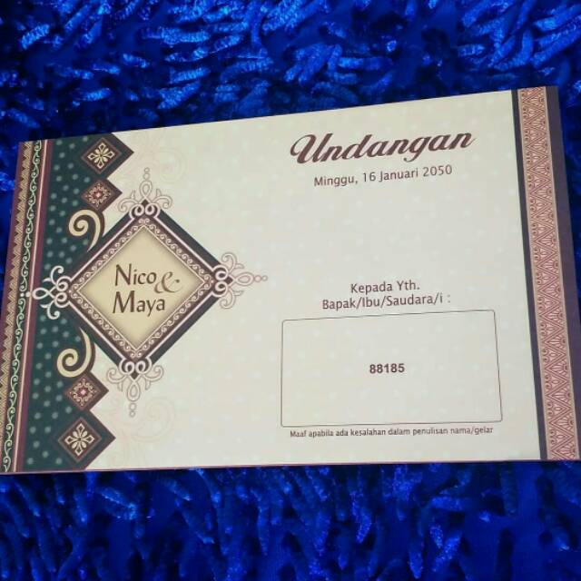 Undangan pernikahan Erba 88185