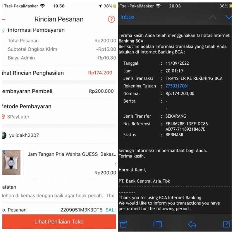 Jam Tangan Pria Wanita GUESS  Bekas Second Preloved Analog Original Fashion Klasik Style Stainless S