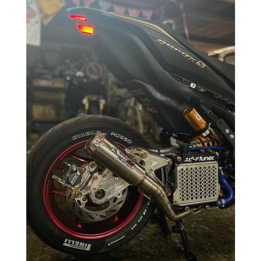 Knalpot ABRT20 AEROX Stainless Original Pabrik ABRT20