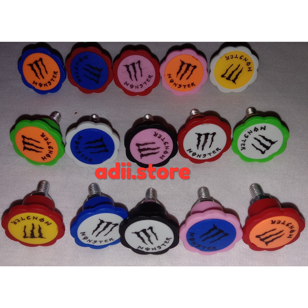 Monel variasi model awan ada tutupnya + baut + mur