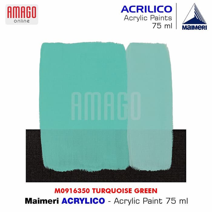 MAIMERI ACRILICO - ACRYLIC PAINT - TURQUOISE GREEN - 75ML - M0916350