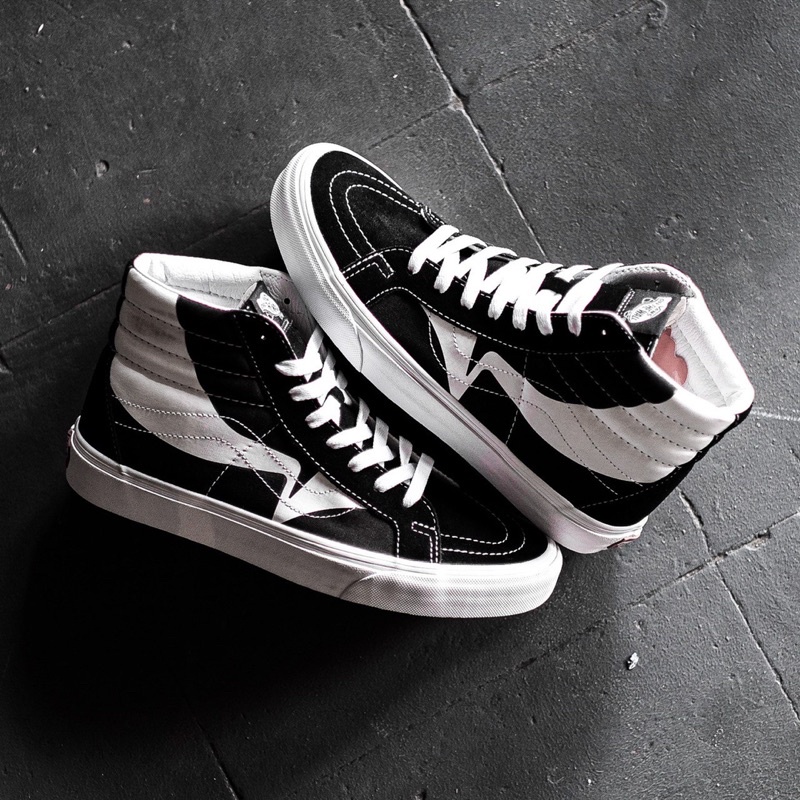 SK8-HI REISSUE WRAP BLACK WHITE ORIGINAL 100%