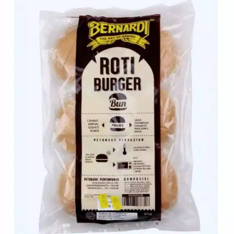

Bernardi Roti Burger Wijen isi 6pcs