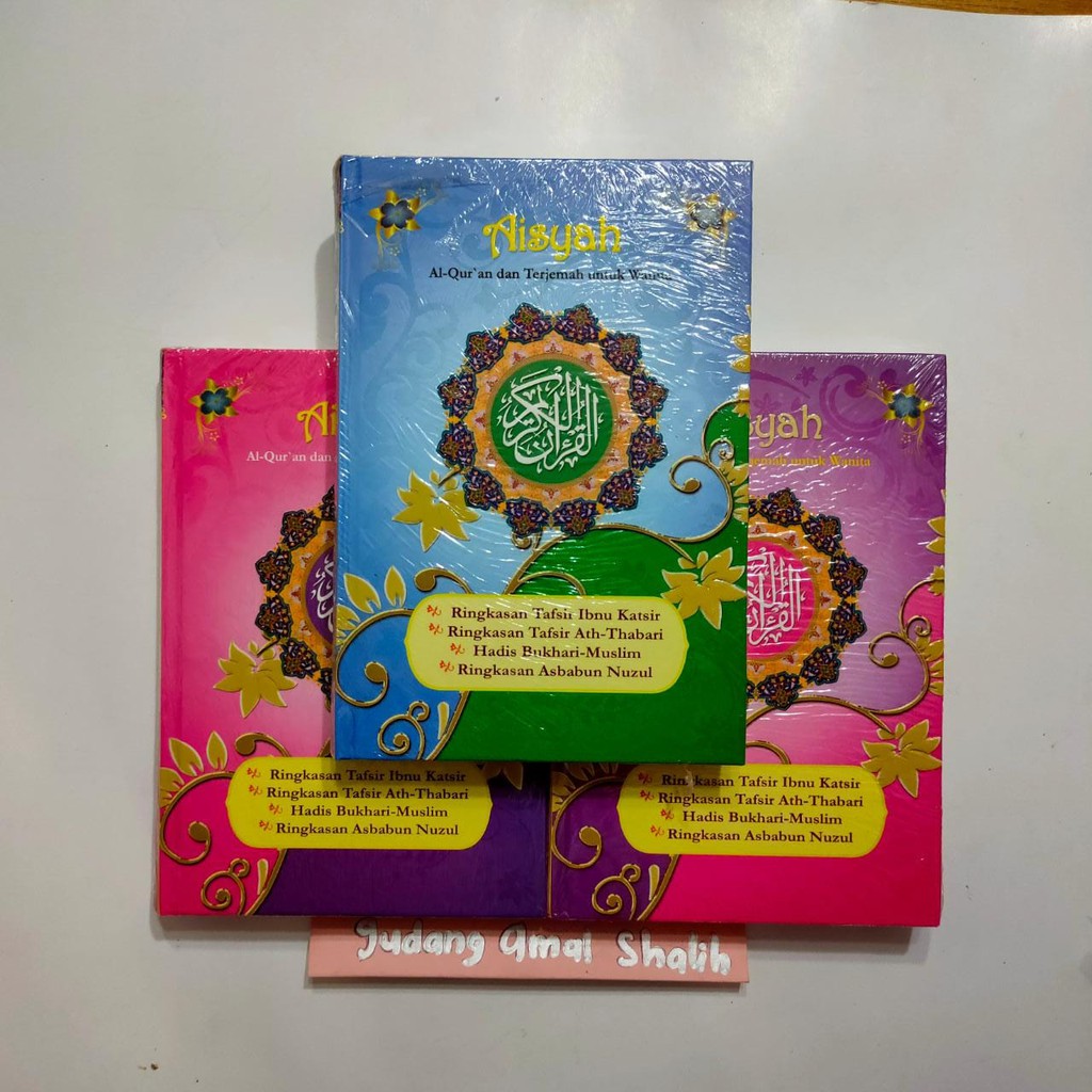 Mushaf Al Quran Aisyah Jabal A5 - Al Quran Wanita - Al Quran Terjemah - 100% ORIGINAL