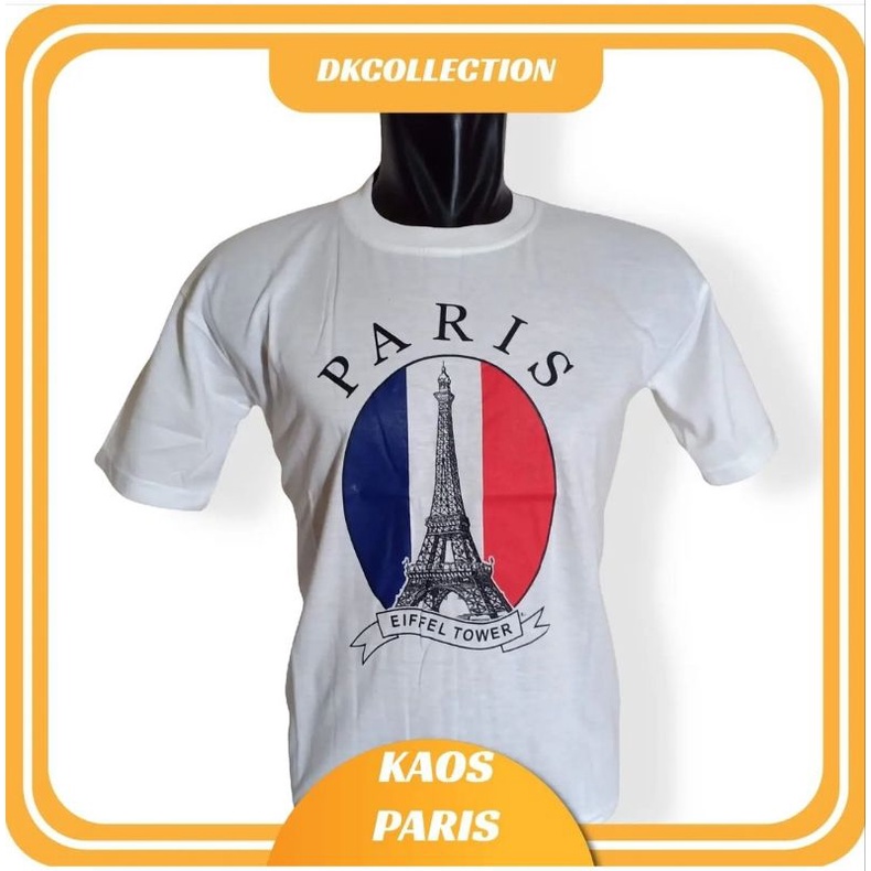 oleh oleh kaos paris souvenir  baju paris kaos Souvenir paris kaos perancis kaos france