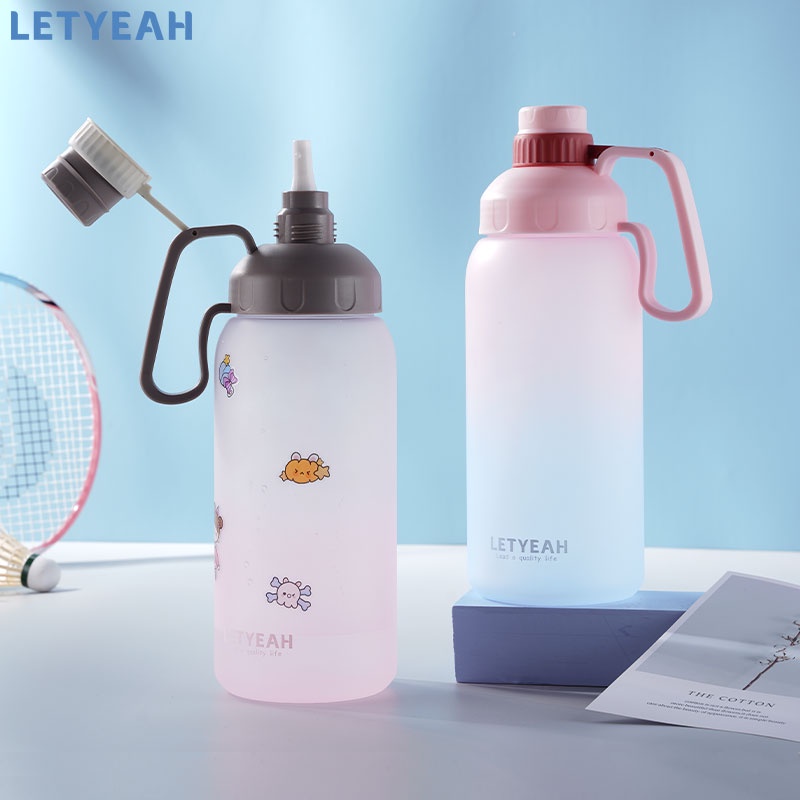 letyeah Botol minum 1.8 liter anti bocor portable