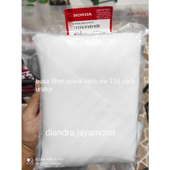 filter udara asli honda vario 110 cc carburator vario lama