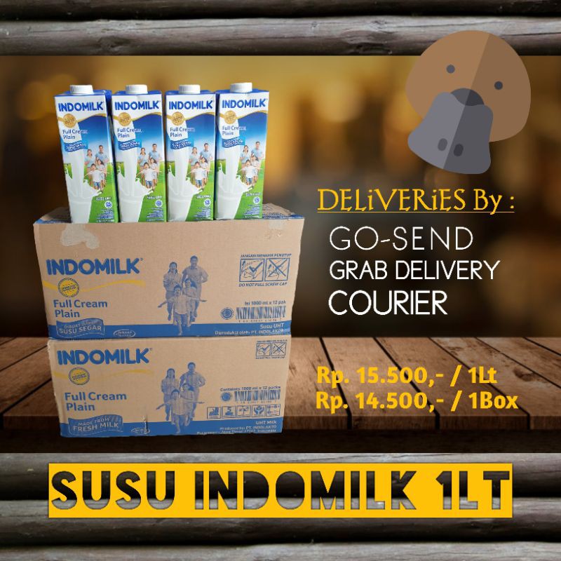 Susu UHT Indomilk 1 liter