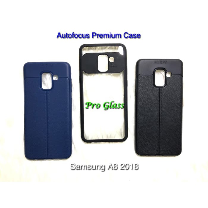 C102 Samsung A5 / A8 / A9 2018 Auto Focus Case Premium TPU leather Silicon