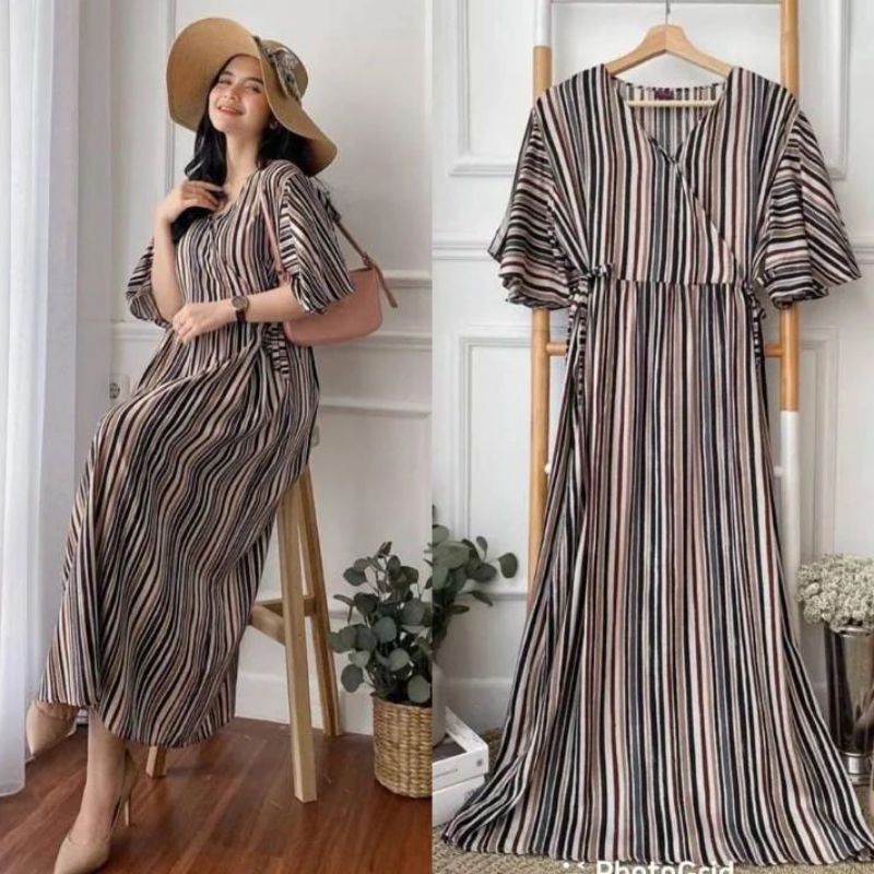 Rayyacloth.id Kareen Dress / Daster Kimono / Kimono Dress Busui / Dress Rayon Viscose Original