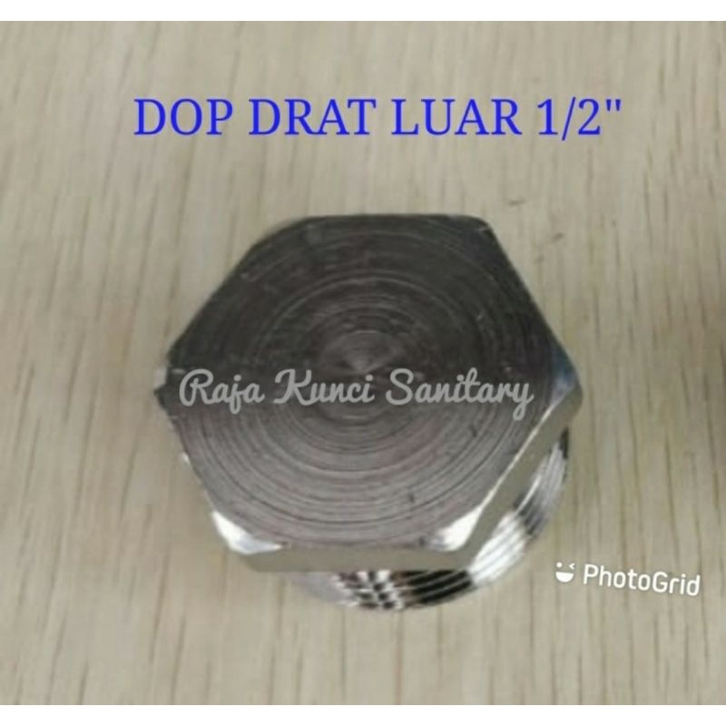 Dop Drat Luar/Dop Drat Dalam 1/2&quot; inch/Penutup Lubang Kran