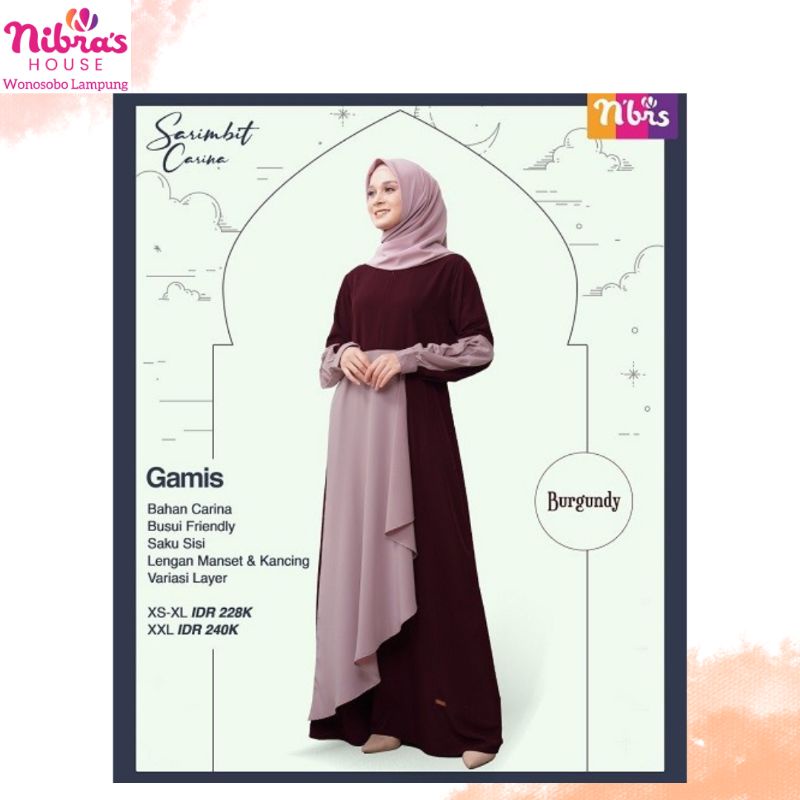 Nibras Gamis Carina Sarimbit