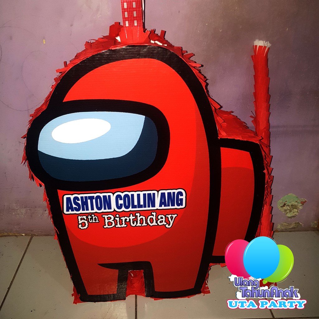 Pinata  Among us / Pinata Ulang Tahun / Pinata Custom / Pinata among us