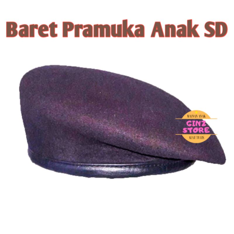 TOPI BARET PRAMUKA COWOK ANAK SD