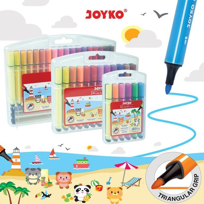 

PERALATAN MENGGAMBAR PULPEN PENA WARNA COLOR PEN JOYKO CLP-57 PERALATAN LUKIS
