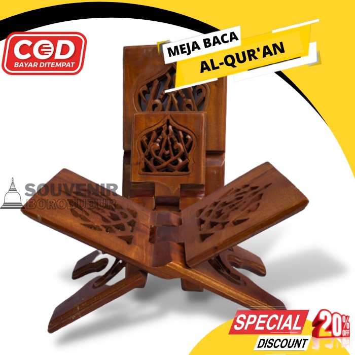 Rekal Al Quran Ukir Tempat Alas Baca Al Quran
