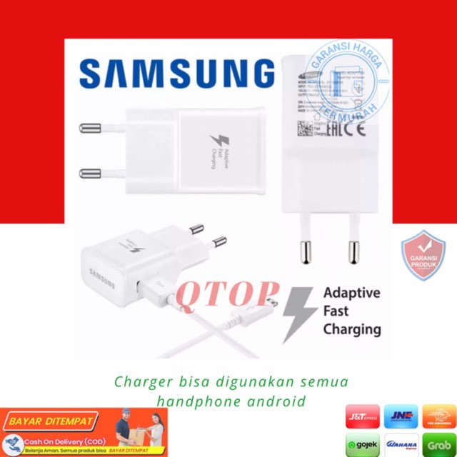 Charger SAMSUNG 9V 2.0 real Fast Charging Note 5 / s6 / s7 [GARANSI]