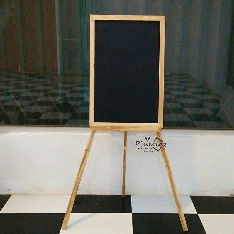 

Papan Tulis Kapur 40*60 + Tripod 120 cm / Blackboard / Chalkboard
