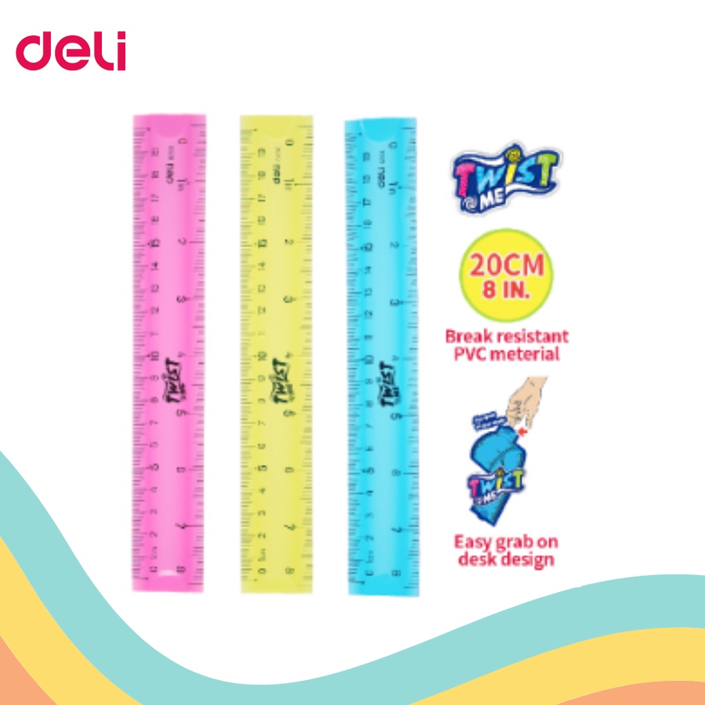 

GARISAN 20 CM FLEXIBLE DELI E-6208 (1 PCS)