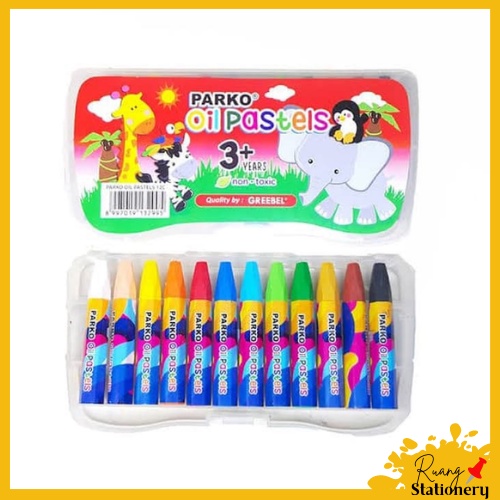 

PARKO Crayon/krayon 12 Warna Kebutuhan Anak Sekolah