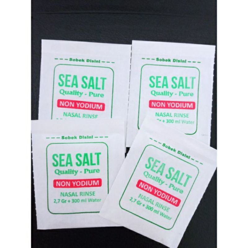 Nasal Rinse Wash Garam Cuci Hidung 2,7 gr Sea Salt Non Yodium