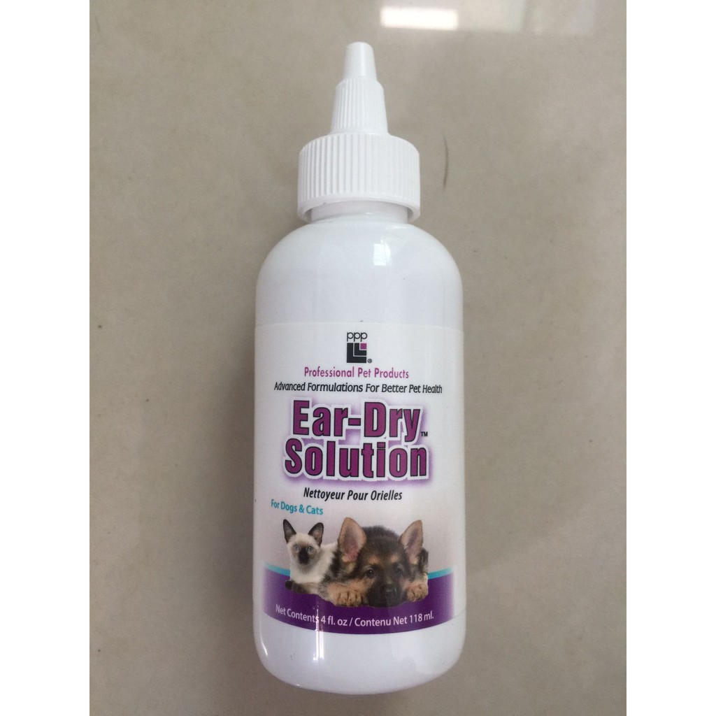 PPP Ear-Dry Solution 118ml Pembersih Telinga Kucing Anjing