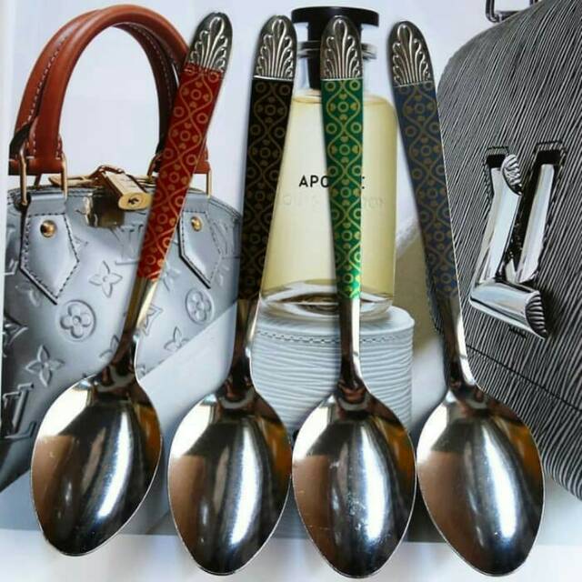 Sendok Makan Warna Stainless Steel Isi 12pcs