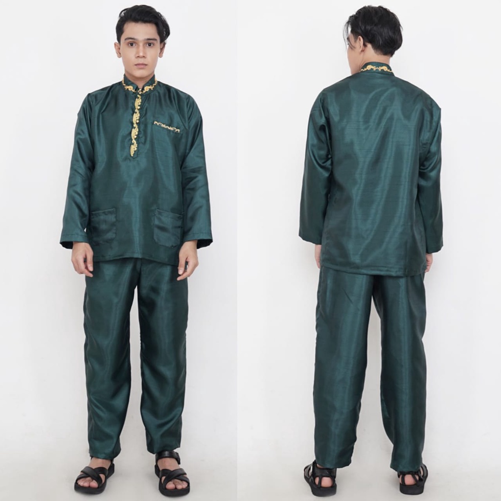 Stelan Baju Koko Teluk Belangan Terbaru/Best Seller