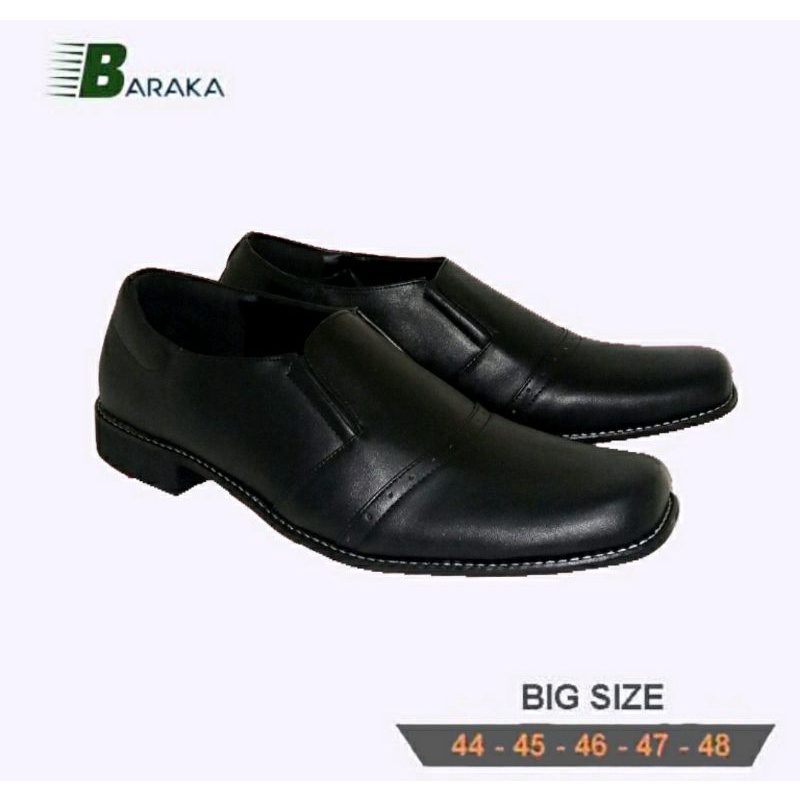 Sepatu Pantofel Pria Big Size 44-45-46-47-48 /Sepatu Kerja Kantoran Jumbo PNS Guru Direktur, 48