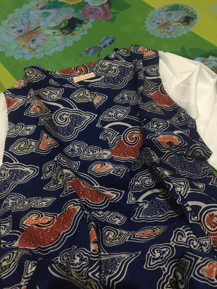 Tunik Batik Cap Kombinasi Toyobo