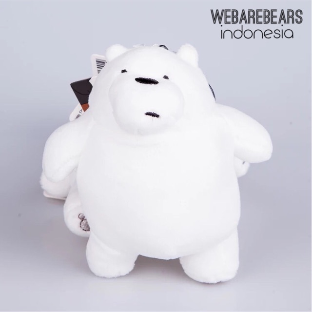 We bare bears keychain gantungan kunci mobil rumah boneka teddy beruang grizz panda