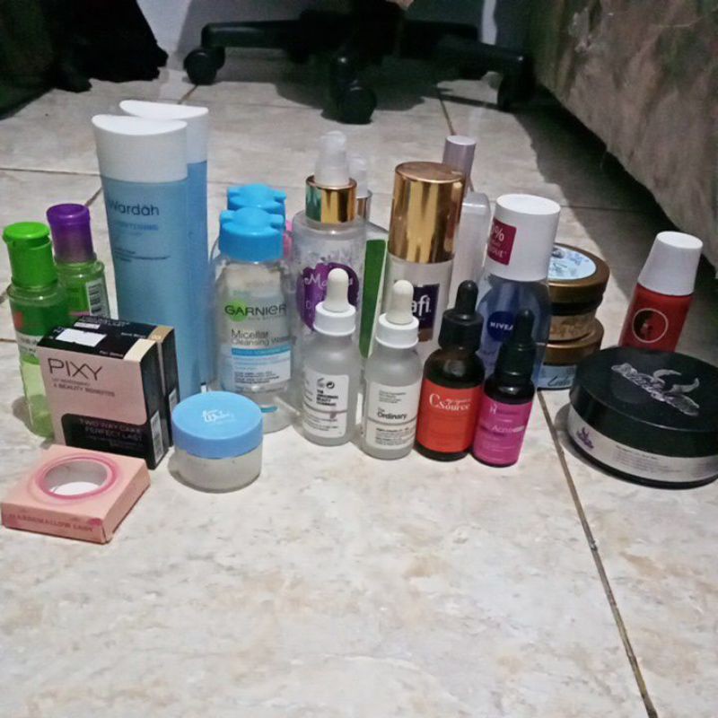 Botol Kosong Skincare (Bisa untuk jual Skincare share in Jar dgn botol asli ORIGINAL) part 1