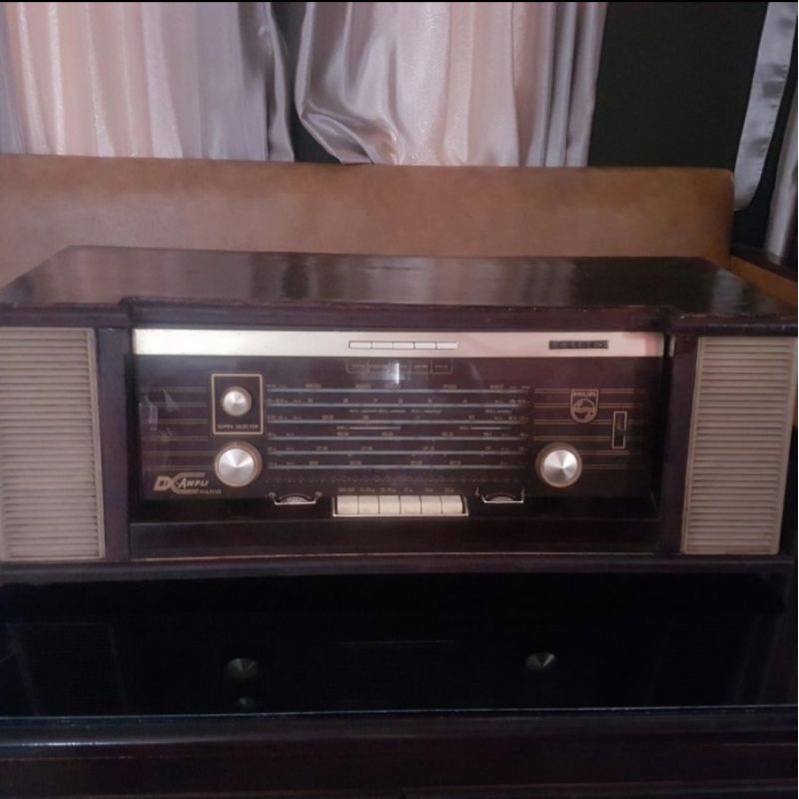 Radio Tabung Philips Bi Ampli Normal