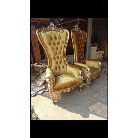 KURSI SOFA SYAHRINI UKIR GOLD MEWAH.SOFA UKIR SYAHRINI