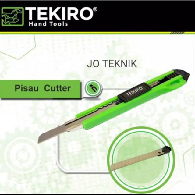 

PISAU CUTTER KECIL 9MM TEKIRO
