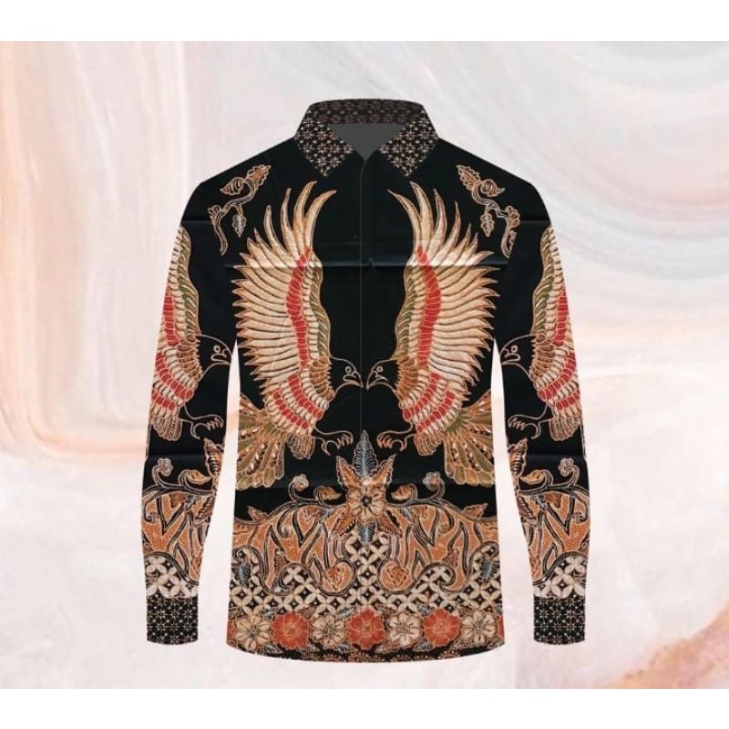 batik tulis tradisional bahan kemeja pria