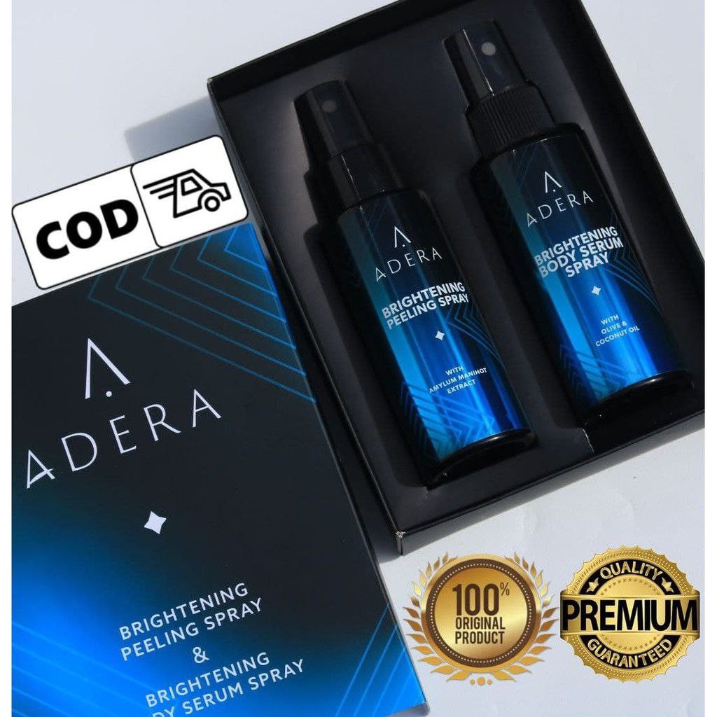 ADERA BRIGHTENING - ADERA BODY SERUM - ADERA KNIT TOP - ADERA BODY SPRAY - ADERA SERUM
