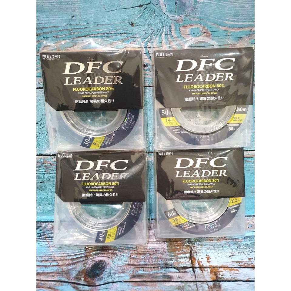 BULLZEN DFC Leader Senar Pancing Fluorocarbon 80%