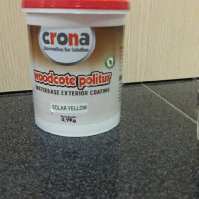 Wood Stain Atau Plitur Vernis Kayu SOLAR YELLOW Crona