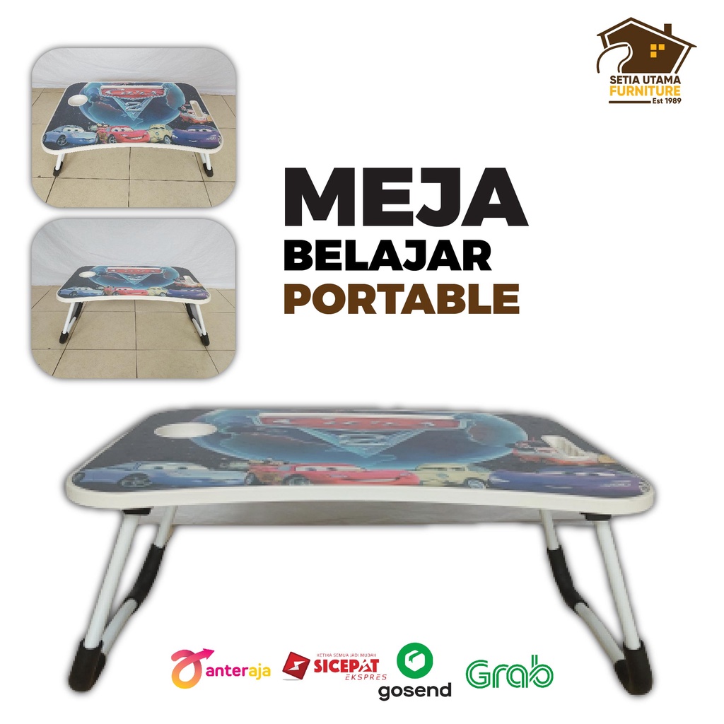 Jual Meja Lipat Meja Belajar Anak Meja Laptop Lipat Portable | Shopee ...