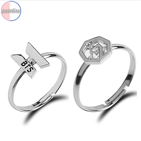  Cincin  Kpop BTS  GOT7 Bangtan Boys unsix Adjustable Warna 