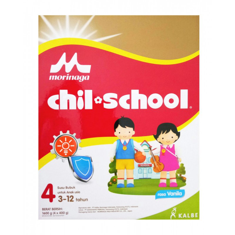 

Morinaga Chil School Gold Madu Vanilla 2x400gr